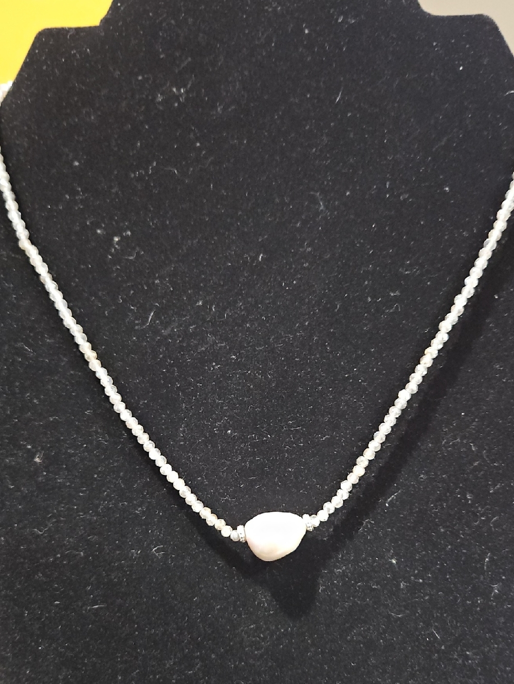 Delicate Fresh Water Pearl Seed Bead Necklace And Bracelet